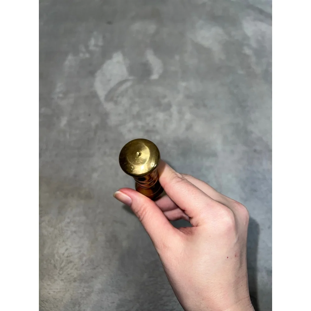 Solid Brass Candle Snuffer Apothecary Mortar